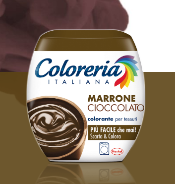 Фарба для одягу COLORERIA ITALIANA Marrone Cioccolato коричневий шоколад 350г