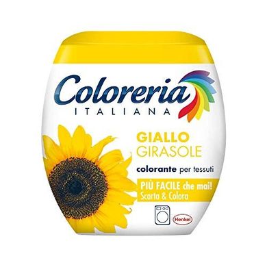 Фарба для одягу COLORERIA ITALIANA GIALLO GIRASOLE  жовтий соняшник 350г