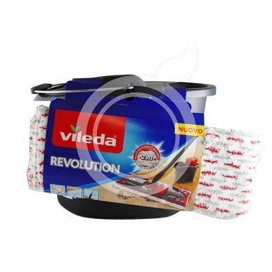 Відро для миття підлог з віджимом SuperMocio Revolution Vileda