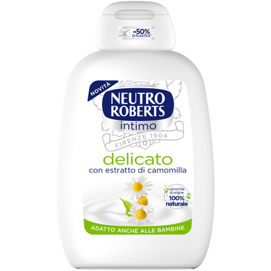 Засіб для інтимної гігієни NEUTRO ROBERTS delicato для чутливої шкіри 200 мл