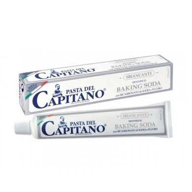 Зубна паста CAPITANO Sbiancante Baking soda відбілююча 100 мл