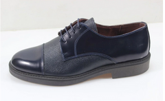 Туфлі чоловічі оксфорди LEONE 3245м 29 см 43 р темно-синій 3248