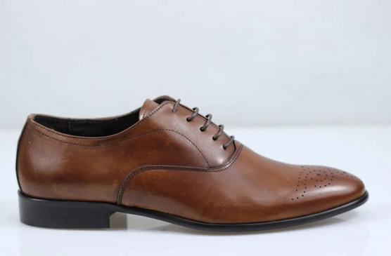 Туфлі чоловічі оксфорди prodotto Italia 4443M 44 р 29.5 см горіховий 4814