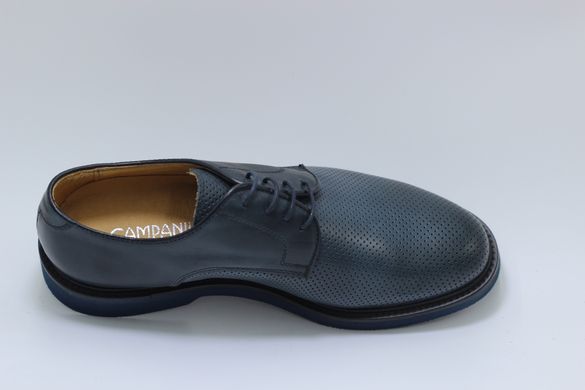 Туфлі чоловічі дербі CAMPANILE 39 р 26.5 см темно-сині 7971