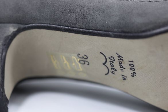 Туфли на каблуке prodotto Italia 36 р 24 см серый 4365