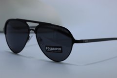 Сонцезахисні окуляри Авіатори RPN polarized 6667G колір лінзи чорні 6669