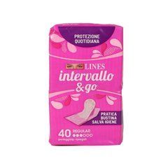 Ежедневные прокладки Lines Interval&Go Folded, 40 шт.