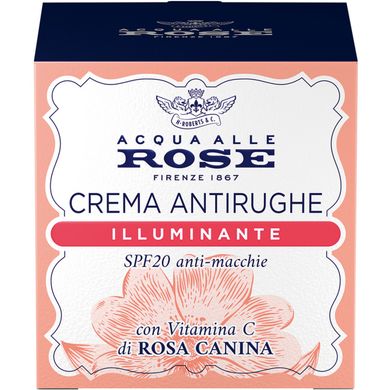 Acqua alle rose crema viso Осветляющий крем против морщин с розовой водой 50 мл