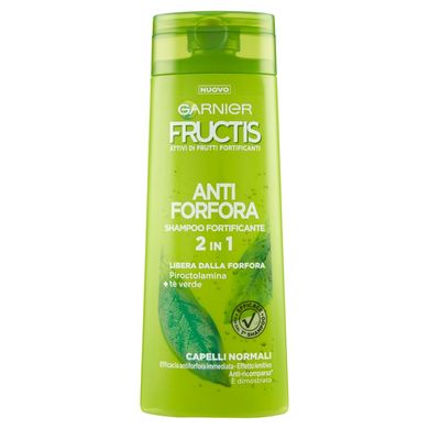 Шампунь Garnier Shampoo 2in1 Fructis Antiforfora 2in1, для нормальных волос против перхоти, для нормальных волос 250 мл.
