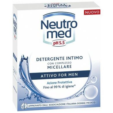Засіб інтимної гігієни для чоловіків Neutromed з делікатним мицеллярним комплексом 200 мл