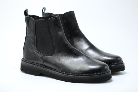Ботинки мужские челси Made in Italy 40 р 27 см черные 9594