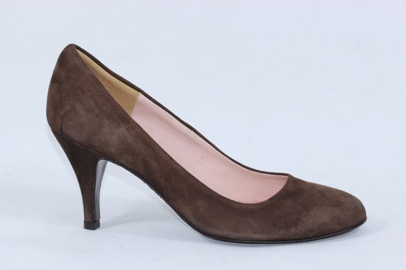 Туфли на каблуке MANOLA 37.5 р 24.5 см коричневый 4367