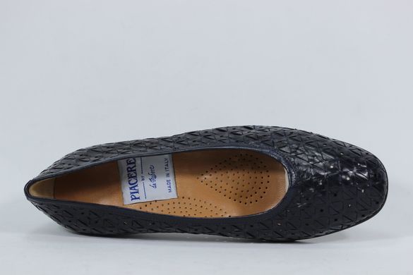 Туфли женские на каблуке de robert 6022M 34.5 р 23 см темно-синий 6022