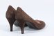 Туфли на каблуке MANOLA 37.5 р 24.5 см коричневый 4367