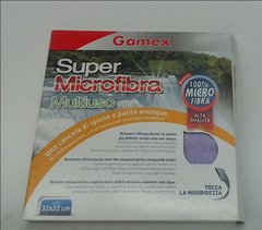 Тряпка для уборки из микрофибра GAMEX PANNO MICROFIBRA 32X32 1 ШТ.