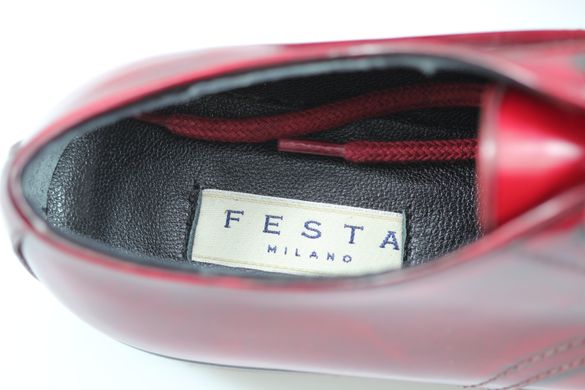 Туфли женские дерби FESTA Milano 36 р 24 см Красный 4766