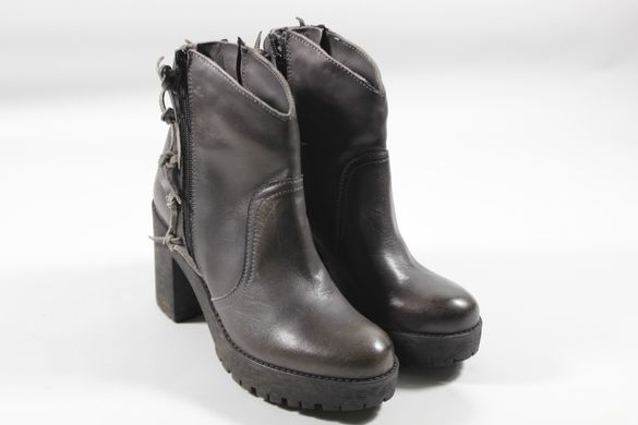 Ботинки женские prodotto Italia 37 р 24.5 см темно-серый 1573