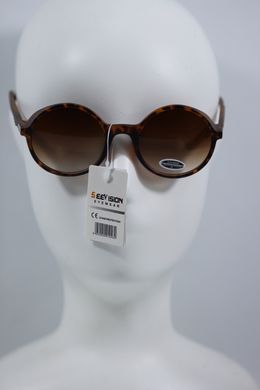 Сонцезахисні окуляри Круглі See Vision Італія 6171G колір лінзи коричневий градієнт 6172