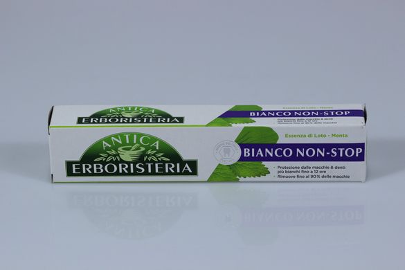 зубна паста ANTICA ERBORISTERIA Bianco Non-Stop 75 мл