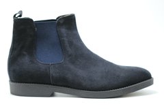 Ботинки мужские челси Made in Italy 45 р 30.5 см темно-синие 9597