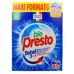 Порошок для прання BIO PRESTO Polvere універсальний 85 праннів  4.25 кг