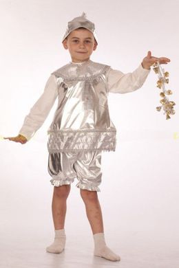 костюм Дзвіночка срібний, 104-110см