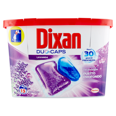 Капсули для прання DIXAN Duo Caps Lavender 15 шт