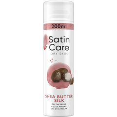 Гель для удаления волос с сухой кожей Gillette Satin Care с маслом ши для женщин 200 мл