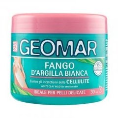 Грязь из белой глины Geomar Fango Argilla Bianca антицелюлитное средство для чувствительной кожи 650 г