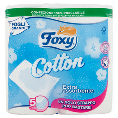 Туалетна бумага Foxy Cotton 4 рулона