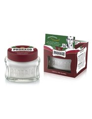 Крем для гоління жорсткої щетини Proraso Red Line Emollient Shaving Cream з екстрактом каріте та сандаловою олією 100 мл