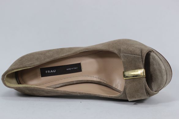 Туфлі жіночі на підборах FRAU 6027M 40 р 26.5 см світло-корічневий 6028