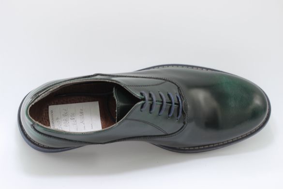 Туфлі чоловічі дербі prodotto Italia 0732м 28.5 см 42 р темно-зелений 0732