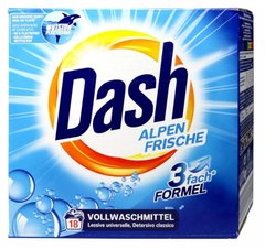 Порошок для прання універсальний Dash Alpen Frische 4012400501656 1.17 кг