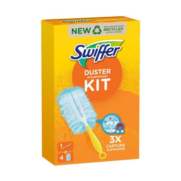 Комплект для прибирання пилюки Swiffer DUSTER SYSTEM + 4шт запаски - Товари з  Італії - купити італійське взуття в інтернет-магазині