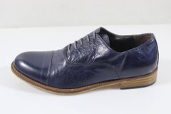 Туфлі чоловічі оксфорди MORETTI 3207м 28.5 см 42 р темно-синій 3207