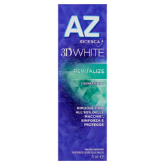 Зубная паста AZ Ricerca Dentifricio 3D White Revitalize Отбеливает - Укрепляет - Защищает 75 ml