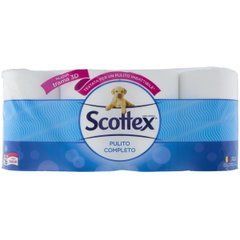 Туалетная бумага Scottex Clean Complete 16 шт