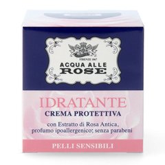 Крем для лица увлажняющий Acqua alle Rose face cream Idratante для чуствительной кожи 50 мл