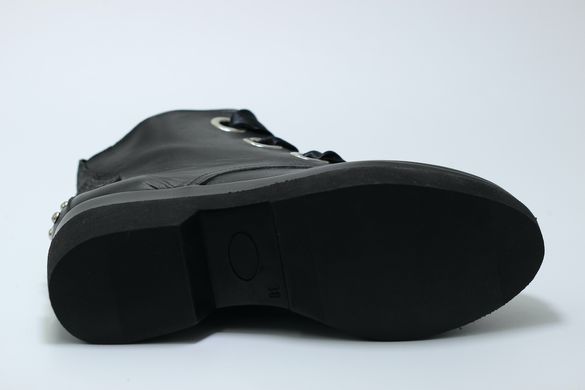 Ботинки женские Made in Italy 38 р 25 см черные 9601