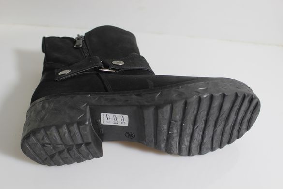 Ботинки женские prodotto Italia 37 р 24.5 см черный 2961