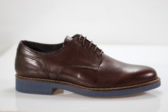 Туфлі чоловічі дербі prodotto Italia 4139м 27 см 40 р коричневий 4139
