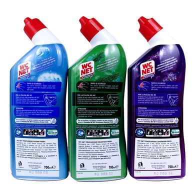 Засіб для догляду за туалетом WC Net Profumoso gel mountain fresh 700 мл