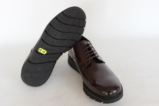 Туфлі чоловічі дербі prodotto Italia 0692м 28.5 см 42 р баклажановий 0692