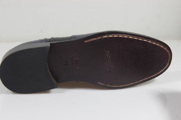 Туфлі чоловічі броги BELLINI 2605м 27.5 см 41 р темно-синій 2605