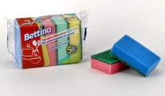 Цветная абразивная губка ARIX Bettina для кухни 5 шт