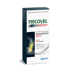Шампунь мужской Bioscalin TRICOVEL Energy Shampoo Против выпадения волос 200 мл