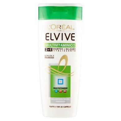 Шампунь LOREAL ELVIVE Multivitaminico 2in1 для живлення волосся 250 мл