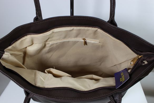 Жіноча сумка зі штучної шкіри, коричневий