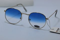 Cолнцезащитные очки круглые See Vision Италия 6082G цвет линз голубой градиент 6086